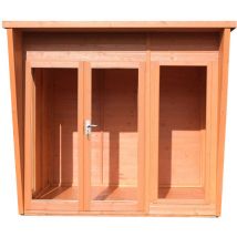 Highclere 8 x 8 Feet Double Door with Three Windows Summerhouse