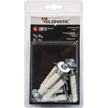 8 X Elematic Bl ster Tassello Enp/v 12x45 Mm C/ Tornillo 4 Pz