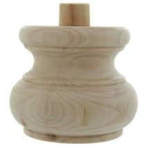 Ferramenta1.com - 8 x pied en bois brut art.53008 mm.95x75