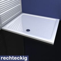 80x170cm Duschkabine Duschtasse aus Kunststein