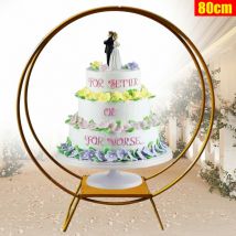 80 cm mariage gâteau porte - fleurs métal rond fleur cerceau arche porte - gâteau