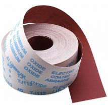80 Grit Emery Cloth Roll, Abrasive Sandpaper Roll, Hand Torn, for Grinding Metal, Glass, Wood (1m Length, 95mm Width)
