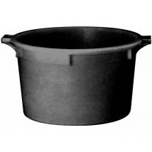 80 -Liter schwarzer Plastikeimer Mastellone - 80 Lt.