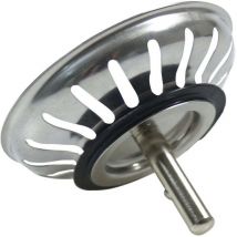 Ontway - Korb Für Den Abfluss Von Küchenspülen, 80 Mm – Universal-sieb Aus Edelstahl, Aufklappbarer Korbverschluss, – Spülmaschinenfest, Verstopft 
