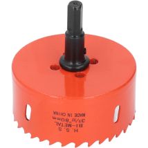 80-mm-hss-lochsäge Für Weichmetall Und Holz, Inklusive Bohrfutter, Präziser Und Dauerhafter Schnitt