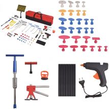 Vidaxl - 80-tlg. Ausbeulwerkzeug Set Edelstahl - Delle Reparatur - Lackreparatur - Ausbeuler Satz - Blech Reparatur - kfz Werkstatt - Home & Living
