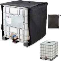 800-l-Tankabdeckung, Regenwassersammler, geeignet für 800-l-Regenfass-Wassertank im Freien, UV-Abdeckung, staubdicht, Regenwassertankabdeckungen (120