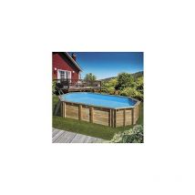 GRE - piscina ovalada de madera sunbay pool orange 800007 7.55 mts x 4.56 mts x 1.46 mts de alto