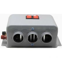 Trimec - 800W 12V Chauffage de Voiture Compact Chauffage de Voiture 3 Trous Hiver Chauffage Rapide Chauffage Dégivrage Faible Bruit