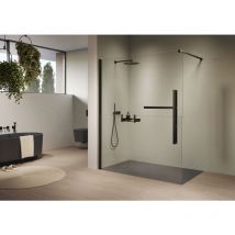 Hüppe - Hüppe Duplo pure Walk-In Panel lateral de 4 esquinas de una