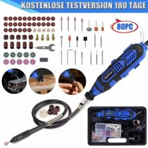 Day Plus - 80Pcs Mini outil rotatif Set de polissage Drill Accessoires Ponceuse Pour Dremel