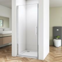 Duschparadies-de - 80x185cm Nischentür Drehtür Nano Duschkabine Duschabtrennung Dusche Duschwand Türhöhe:185cm