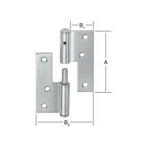 Saludo la bisagra de la puerta 80x28x71 izquierda