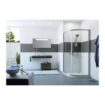 Puerta corredera Hüppe Classics 2 cuarto de círculos, radio: 50
