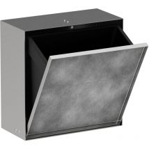 Hansgrohe - papelera XtraStoris Rock, empotrada, puerta enlosable,