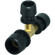 TECElogo Pieza en T para hacha, reducida, bronce al silicio,