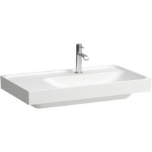 Meda lavabo, empotrable, 800x460mm, repisa izquierda, 1 - Laufen