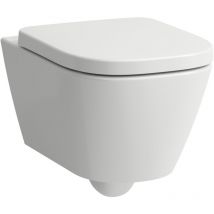 Laufen Meda WC suspendido Advanced, sin borde, descarga