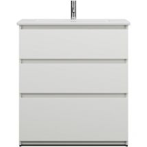 Burgbad - Lin20 lavabo bajo para lavabo con mueble bajo para