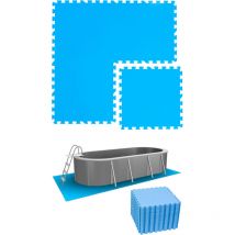 8,4 m² Poolunterlage - 36 eva Matten 50x50 Pool Unterlage - Unterlegmatten Set