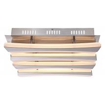 Adrette 84W led Decken Leuchte Lampe Schlafzimmer Acryl Nickel Globo soca 67075