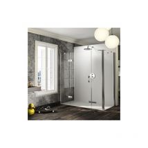 Hüppe - Puerta pivotante Solva, segmento fijo, panel lateral,