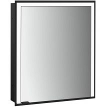 Emco - prime 3 armario con espejo, 600mm, 1 puerta con tope a la