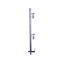 Moncoffrage - Potelet garde corps chantier - 2 bloqueurs - Diam. 25mm
