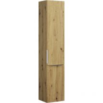 Burgbad - Eqio Hochschrank 1-türig, 1 Wäschekippe, Türanschlag