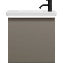 Burgbad - Eqio lavabo de cerámica con mueble bajo para lavabo con