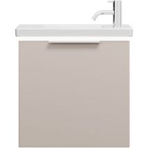 Burgbad - Eqio lavabo de cerámica con mueble bajo para lavabo con