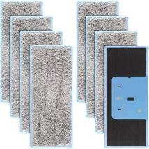 Rnemitery - 8er-Pack waschbare Wischpads für iRobot Braava Jet M6134, waschbare Wischpads für iRobot Braava M6, wiederverwendbare Wischpads