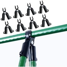 8er Set Spalierverbinder Ø16 mm, für 16 mm Pflanzenstützstab, 70° gelenkig mit oberer Gabel