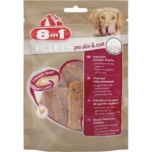 Hundesnack Fillets Pro Skin & Coat s Leckerli Kausnack Hundefutter - 8in1
