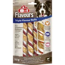 Flavours Kaustange Triple Flavour Rolls 113 g Soft Snack - 8in1