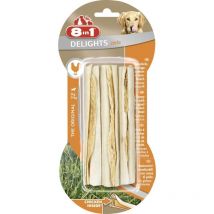 Kausticks Delights Chicken Leckerli Kausnack Hundefutter - 8in1
