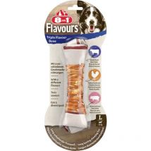 Flavours Kauknochen Triple Flavour l Soft Snack - 8in1