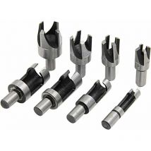 Fei Yu - 8pcs Cork Forets Wood Plug Outil De Coupe En Acier Au Carbone Griffe Cylindre Tenon Mèche Travail Du Bois, 6 Mm 10 Mm 13 Mm 16 Mm