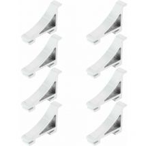 8Pcs Frigo Tarifs de Tablette Support de Clip de Tablette pour Réfrigérateur Congélateur de Refroidisseur Debuns
