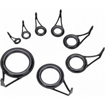Ahlsen - 8Pcs Guides De Canne à En Céramique Conseils Anneaux Pour Des Yeux Kit De Coulée D'Appâts En Eau Salée 8 Tailles Canne à En Eau Douce Pièc