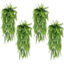 8Pcs Plante Artificielle Tombante Fougère Artificielle Plantes Artificielles Suspendues Fausse Plante Verte Tombante Suspendue Fougère Plante