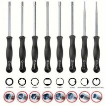 8pcs Tournevis Outil De Réglage De Carburateur Simple D Double D Hexagone Hex Socket Kit Set
