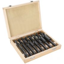 8Pcs/Lot 14-25mm Forets en acier au carbone à haute vitesse Forets à queue réduite hss Forets hélicoïdaux hss