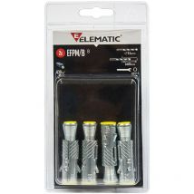Cf Elematic blister tassello EFPM/B10 con vite 2 pz