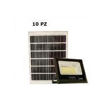 Faro led Solare 200W Pannello Solare Luce Fredda 10PZ