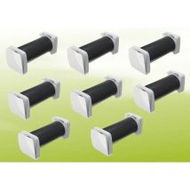 Südwind – 8x Ambientika advanced+ Lüftungsset – Rohrdurchmesser 160 mm – Wärmerückgewinnung 93% – Geräuschpegel 20-30 dB(A)