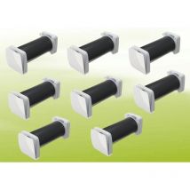 8x Ambientika Wireless+ Lüftungsset – 60 m³/h Luftfluss – 93 % Wärmerückgewinnung – 30 dB Geräuschpegel – IP44 – für Wohnräume