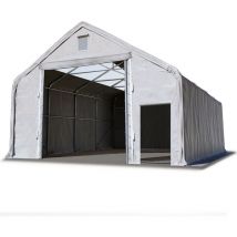 8x12m hangar Toolport avec fenêtres dans le toit, porte 4x3,4m, PRIMEtex pvc 2300 n, anti-feu