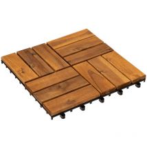 9 DALLES ACACIA 30X30 CM - Intex