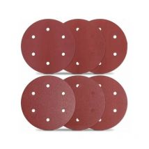 Disques de Ponçage à 6 Trous pour Ponceuse de Cloison Sèche - 9 Pouces/225mm - Lot de 30 - Modèle ASD5A